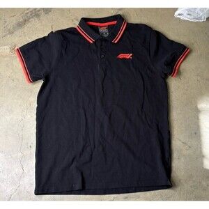 Formula One Black and Red Polo Men’s Size L